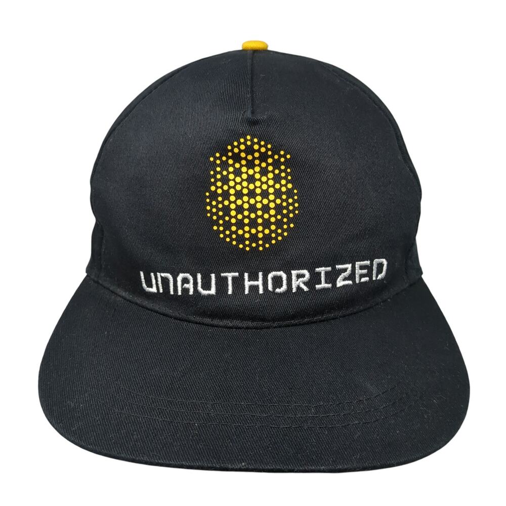 Unauthorized Snapback 5 Panel Cap Black One Size Adjustable Jurassic World